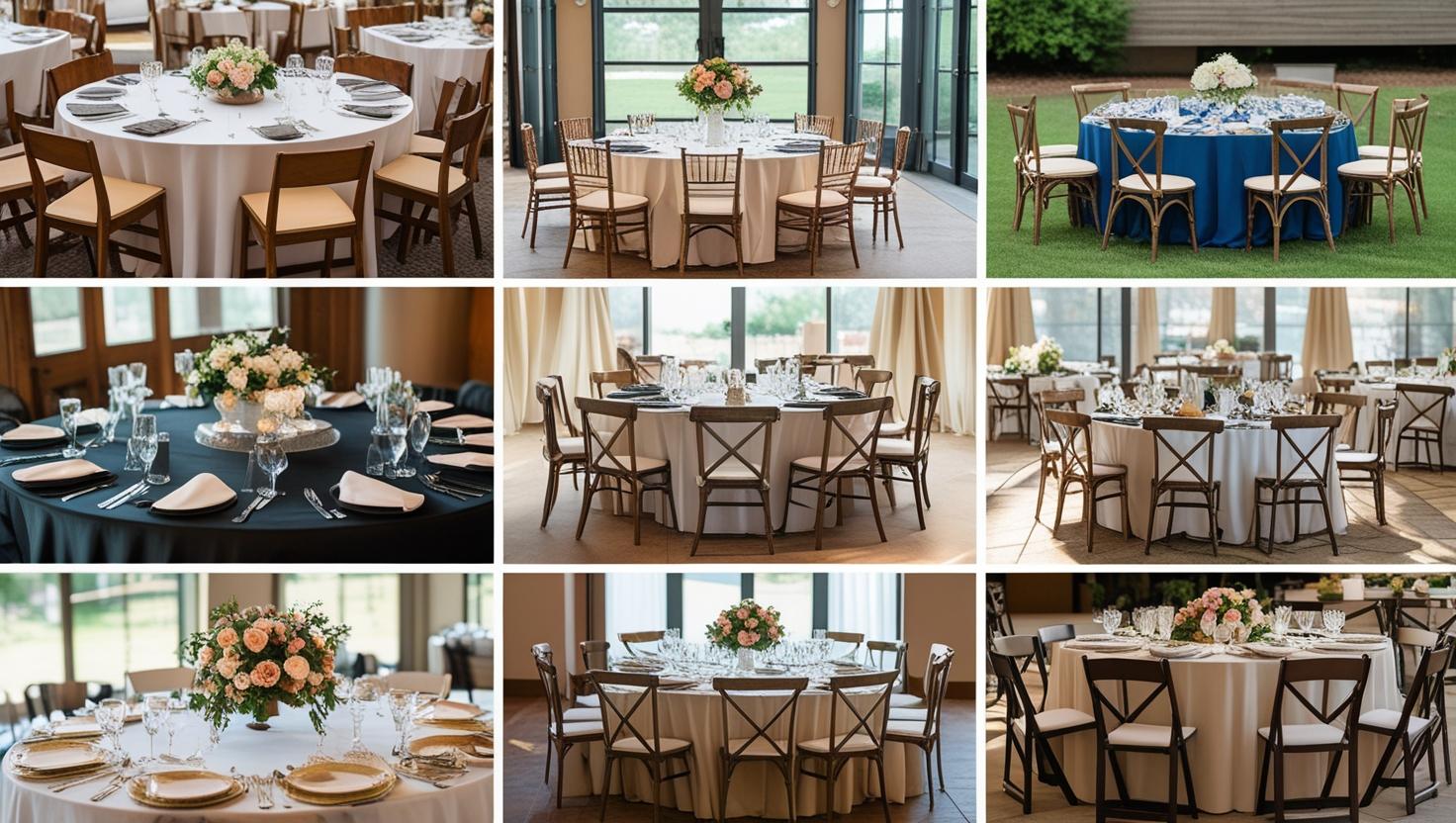 aluguel de mesas e cadeiras de gala no rio